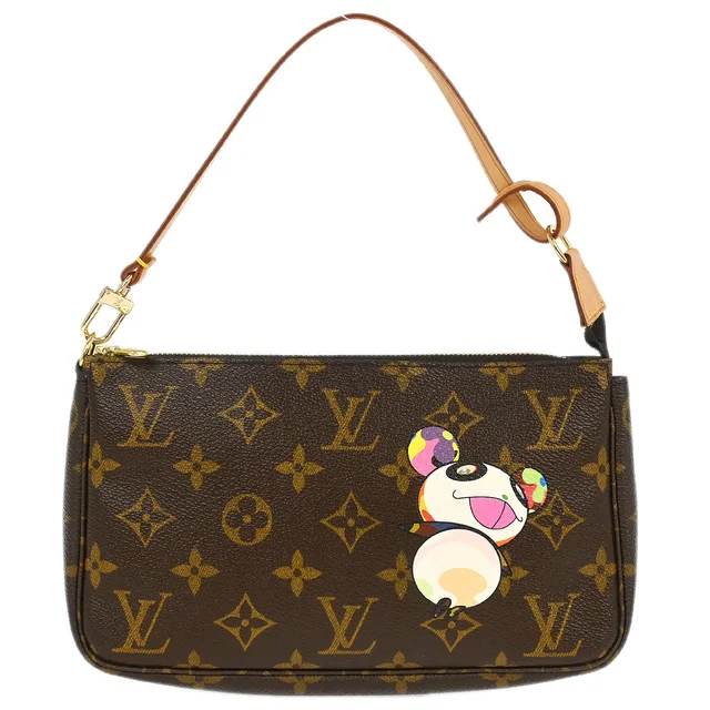 Louis Vuitton Monogram Panda Pochette Accessoires Handbag M51981 in Coated canvas from AMORE Vintage Tokyo