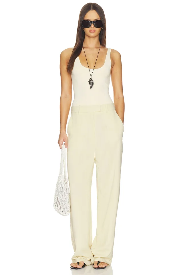 SRG Vicki Trouser in Butter Yellow, photo 5 of 8 from REVOLVE (Canada)