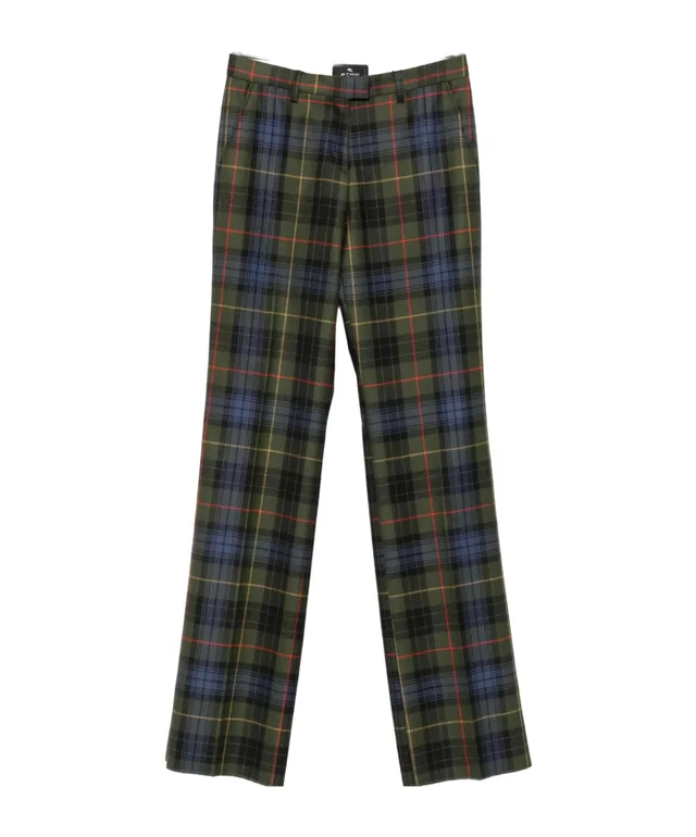 Etro tartan-check straight-leg trousers from SENSER, photo 1 of 1