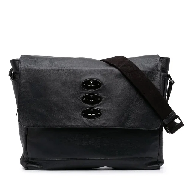 Mulberry Grained Calfskin Brynmore Messenger Bag in blue Caviar leather from Grailed