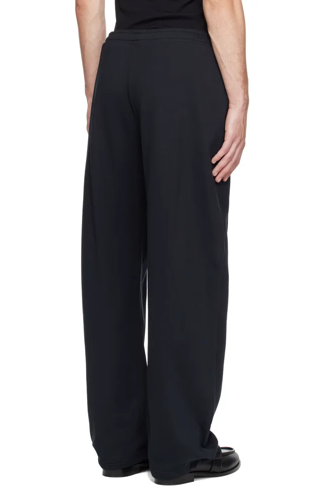 Marine Serre Black Moon Logo Sweatpants, photo 3 of 4 from SSENSE