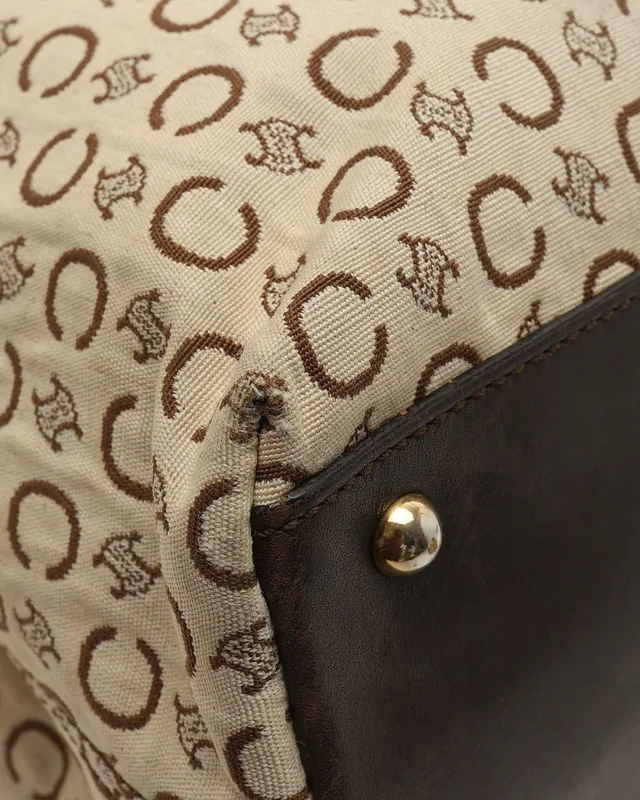 Celine Macadam Tote Bag in Canvas from A Retro Tale, photo 6 of 11