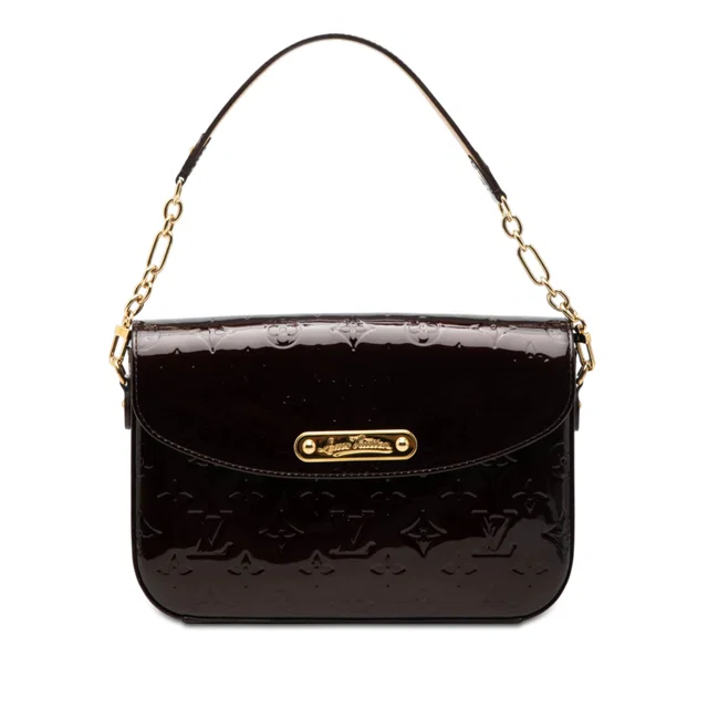 Purple Louis Vuitton Monogram Vernis Rodeo Drive Satchel in Purple Leather from Designer Revival