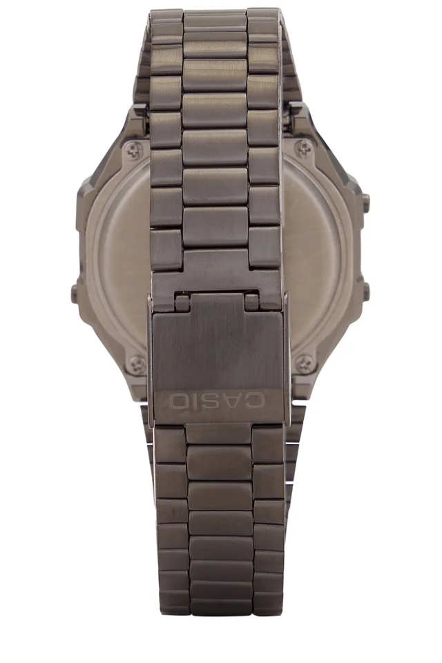 Casio Vintage A168 Series Watch in Gunmetal Grey, photo 2 of 4 from REVOLVE (Canada)