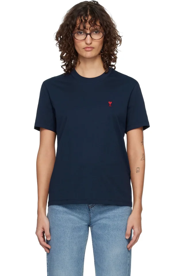 Navy Ami de Coeur T-shirt