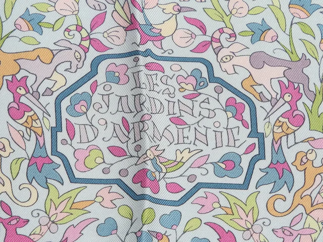Hermès Jardins d'Arménie Silk Scarf 90cm in Silk from Ann's Fabulous Finds, photo 2 of 6