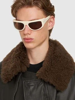 Port Tanger Mask Sunglasses in 0% Acetate, photo 3 of 5 from LUISAVIAROMA