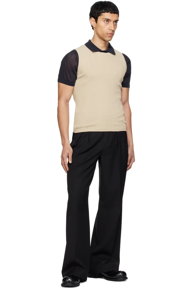 CARRER Beige Tone Tank Top, photo 4 of 4 from SSENSE