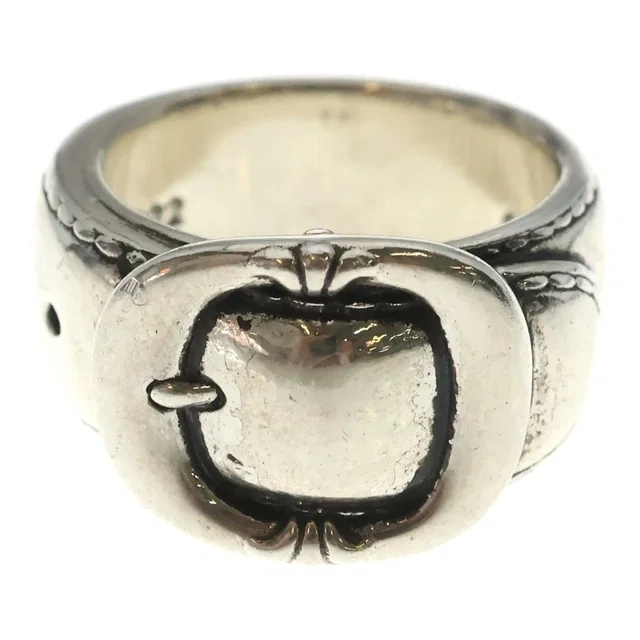 Chrome Hearts Small Gunslinger Buckle Belt Small Motif Silver Ring in Silver from The Reluxe