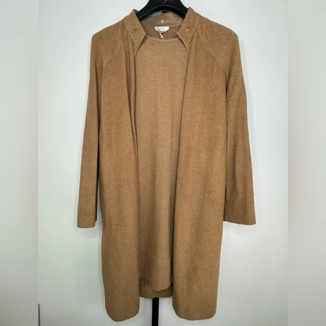 Max Mara Dress With Matching Coat - Elegance And Versatility in neutral|brown Cashmere from Poshmark