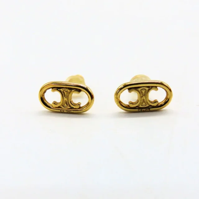Celine Maillon Triomphe Earrings in Rose Gold Gold-plated metal from LuxUness, photo 2 of 6