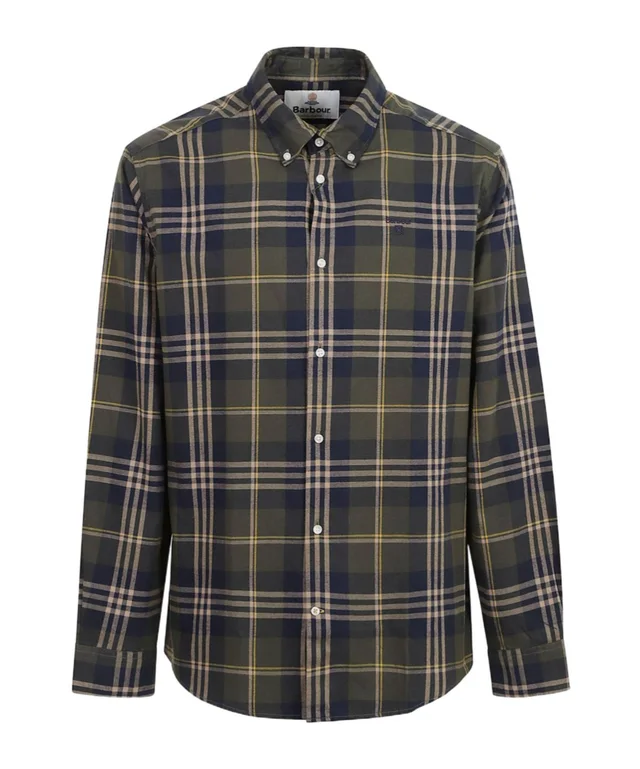Barbour Edgar tartan-print button-down shirt from SENSER, photo 1 of 1