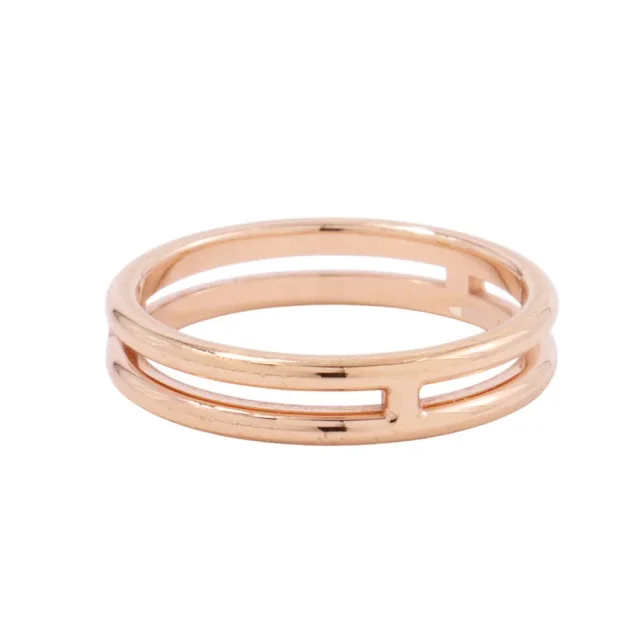 Hermès Ariane Ring Size 49/#9 18K Pink Gold in Pink from GALLERY RARE, photo 2 of 8
