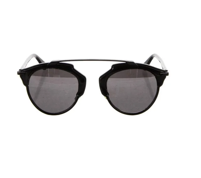 Dior Women's Soreal Black Tortoiseshell Round Sunglasses in black from Poshmark