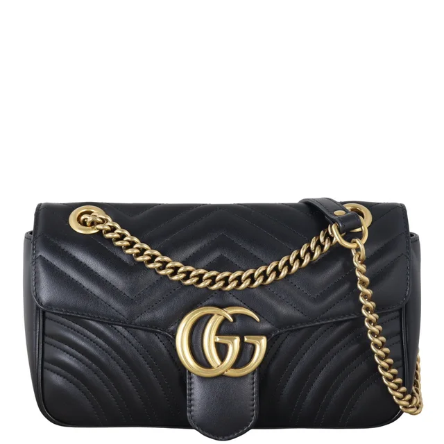 Gucci GG Marmont Matelasse Medium Shoulder Bag in Leather from Luxe.It.Fwd
