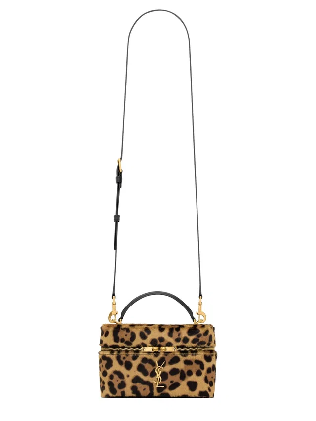 Saint Laurent Vanity Gaby Shoulder Bag — Brown Calf Leather in Brown Calfskin from HEWI