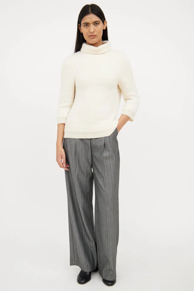 Louis Vuitton Knit Padded Turtleneck Sweater from VSP Consignment
