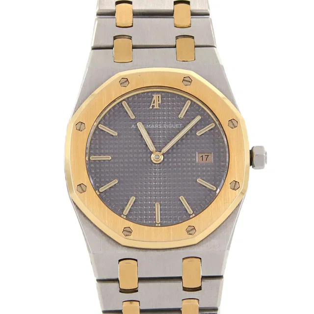 Audemars Piguet Royal Oak Stainless Steel Yellow Gold Quartz in Yellow from LuxUness