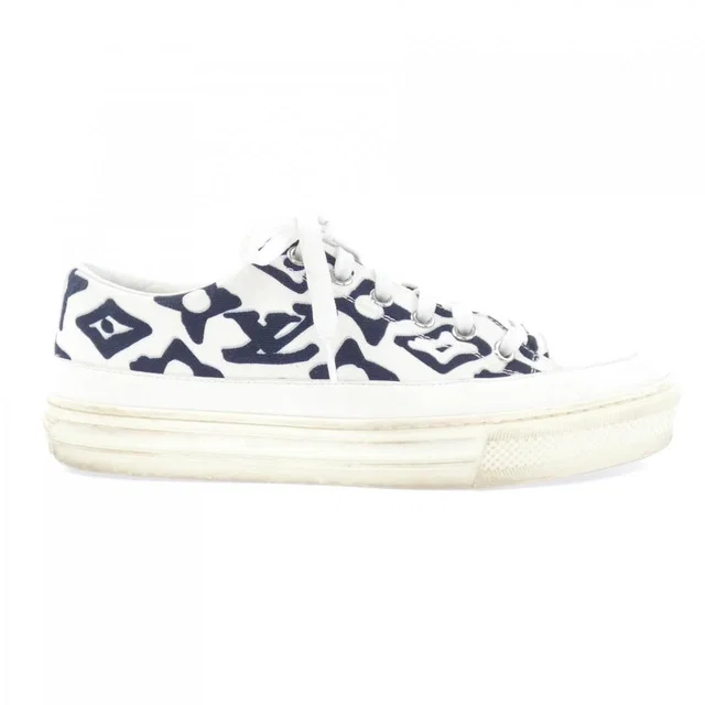 Louis Vuitton Urs Fischer Sneakers White Black in Black from The Reluxe