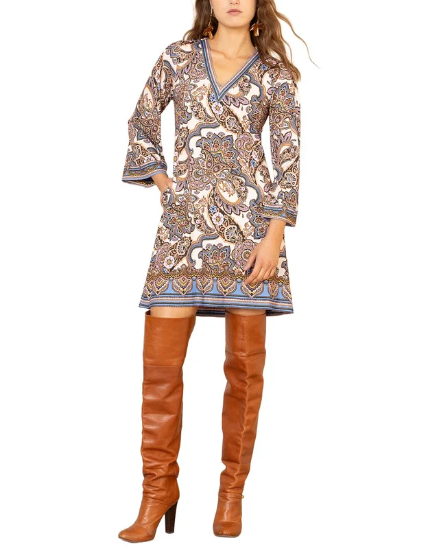 Hale Bob Laylah 3/4 Sleeve Mini Dress, image 1 of 1 from Rue La La