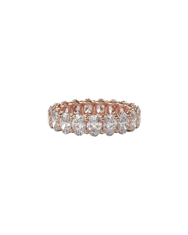 Lab Grown Diamonds 14K Rose Gold 5.00 ct. tw. Lab-Grown Diamond Ring, image 1 of 1 from Rue La La
