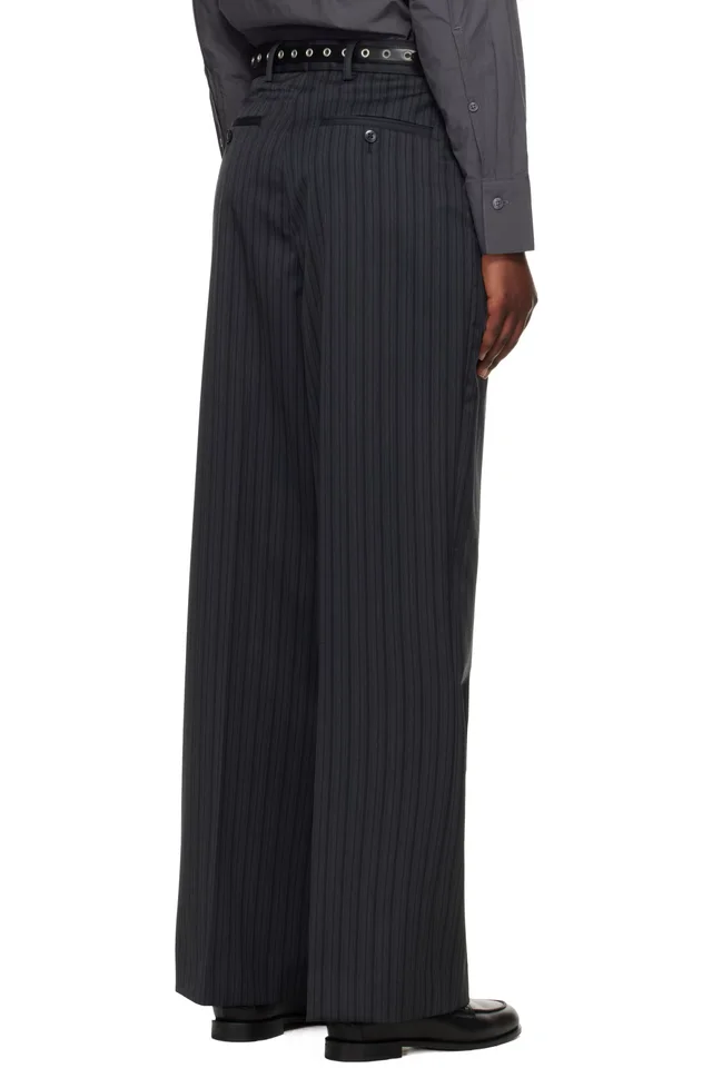 mfpen Gray Primary Trousers, photo 3 of 5 from SSENSE