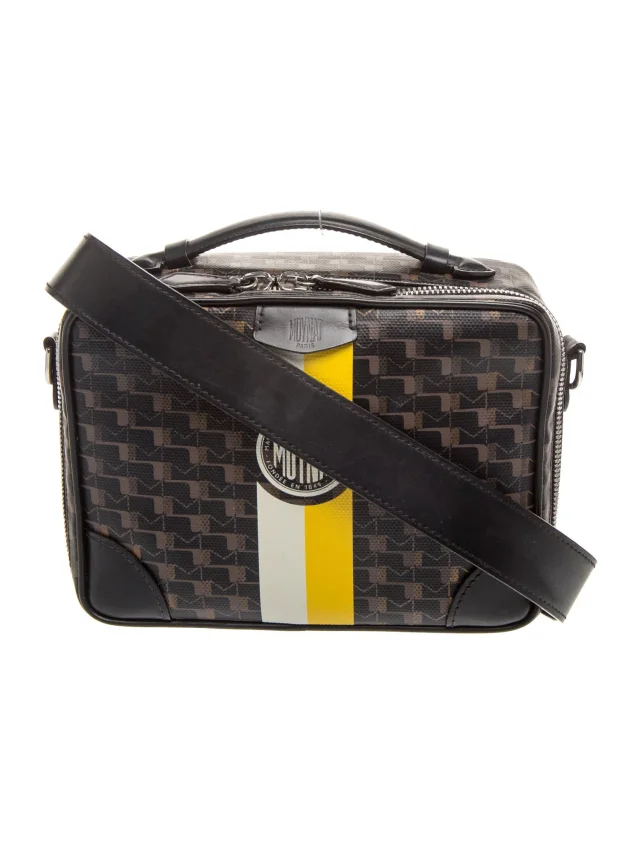Moynat 1920 Oh! Camera Bag in red|brown Canvas from The RealReal