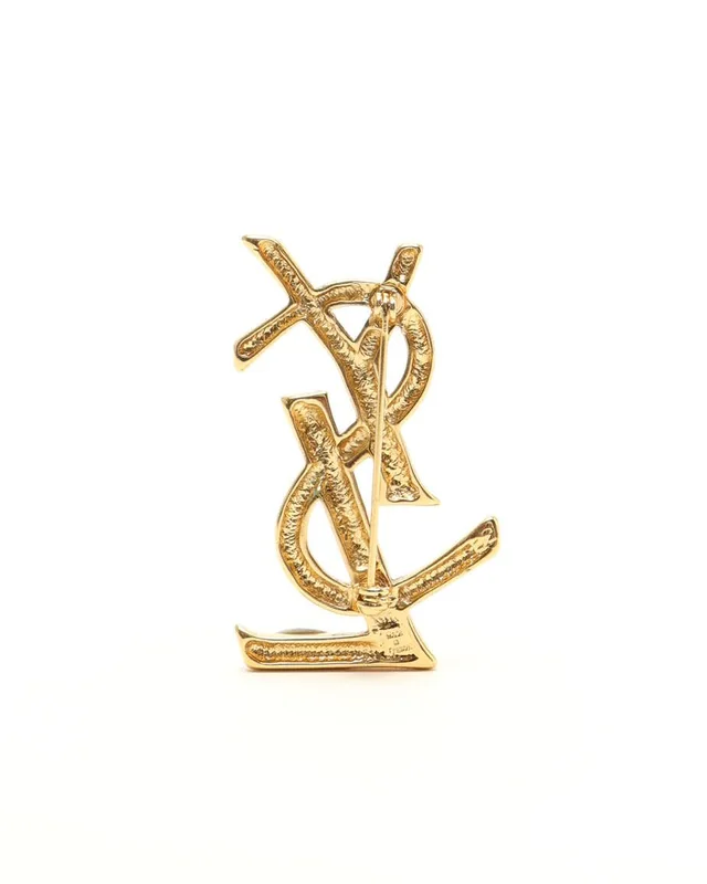 Saint Laurent Logo Brooch from A Retro Tale, photo 2 of 3