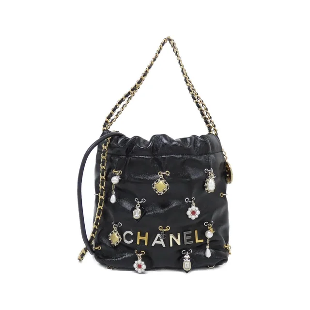 Chanel シャネル シャネル22 ライン MINI AS3980 バッグ in BLACK(ブラック) / GOLD(ゴールド)金具 from KOMEHYO