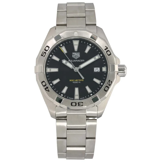 TAG Heuer Aquaracer WBD1110 41mm Stainless Steel Watch from H&T