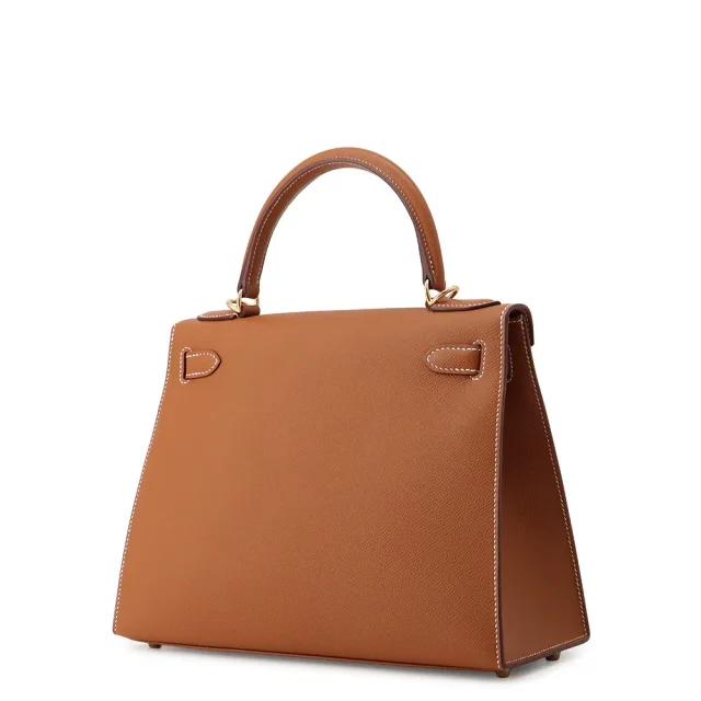 Hermès Kelly Sellier Gold Epsom Size 28 in Gold Epsom leather from GALLERY RARE, photo 3 of 12
