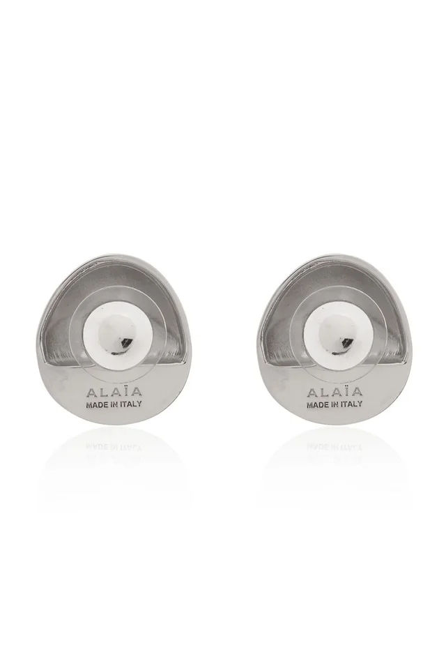 Alaïa Organic Disc Earrings, photo 2 of 3 from SENSER