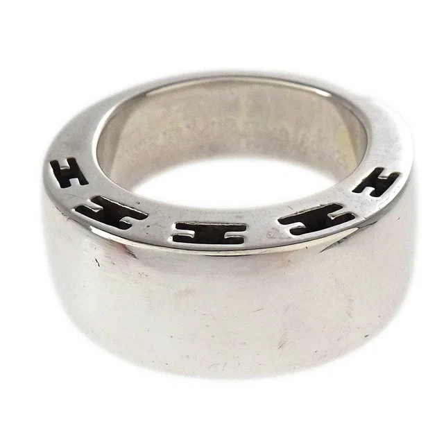 Hermès Clarite Ring #49 #47 Ag925 Silver in Silver from AMORE Vintage Tokyo