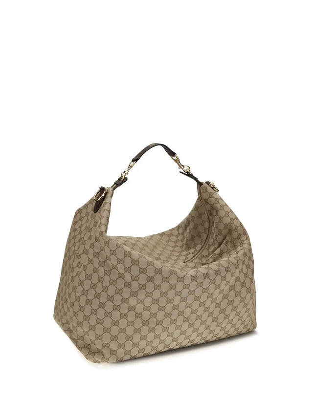 Gucci Brera Shoulder Bag — Beige Fabric in Beige Coated canvas from HEWI