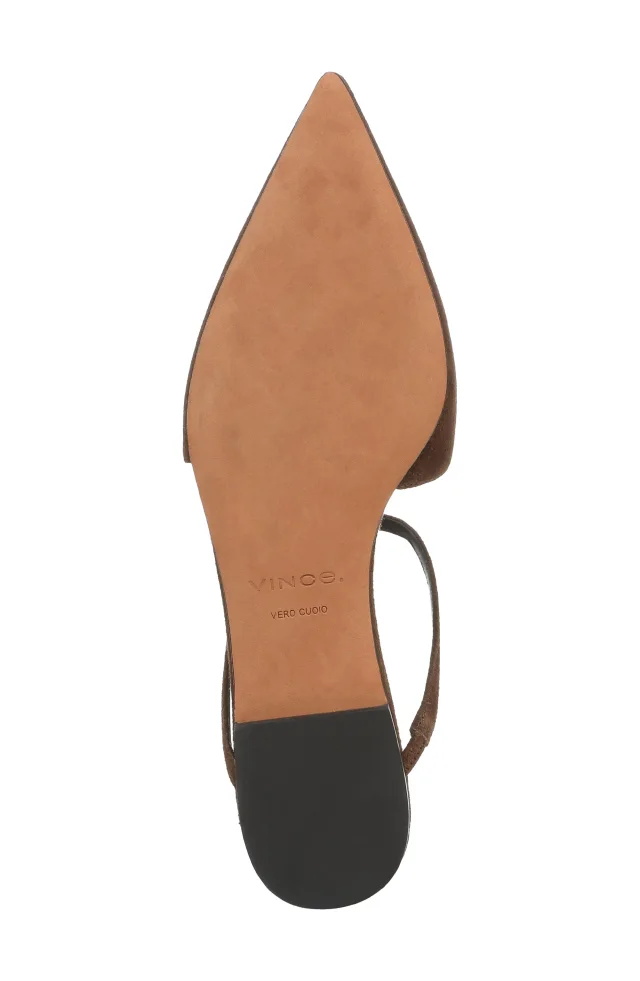 Vince Gilia Strappy Pointed Toe Flat Mule, photo 6 of 9 from Nordstrom Rack