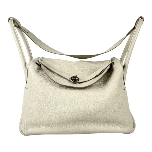 Hermès Lindy 34cm Bag in Beton Togo with PHW in Togo leather from Luxury Promise, photo 2 of 7