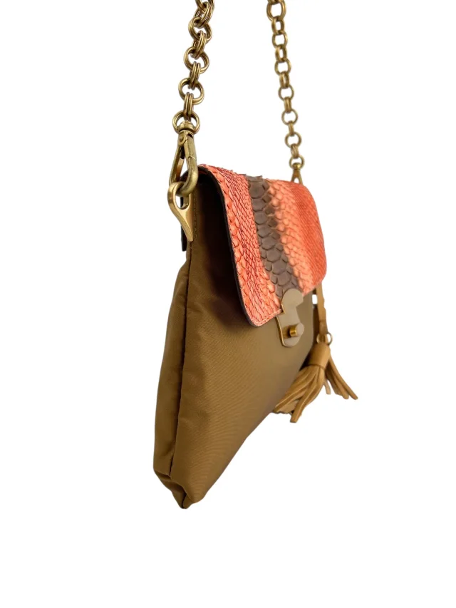 Prada Vintage Python Tesutto Chain Shoulder Bag in Python from Season 2 Consign, photo 2 of 8
