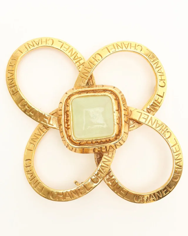 Chanel Flower Brooch in Silk from A Retro Tale, photo 4 of 4