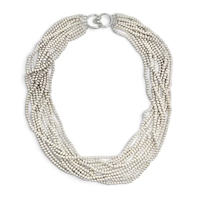 Tiffany & Co. Vintage 925 Ball Chain Necklace Silver in Silver from The Reluxe