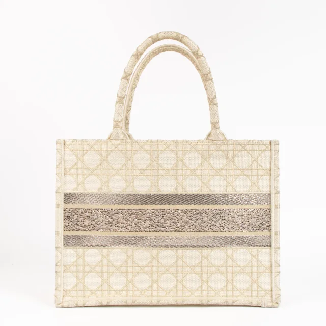 Crystal Dior Or Medium Book Tote Bag from Labellov, photo 4 of 7