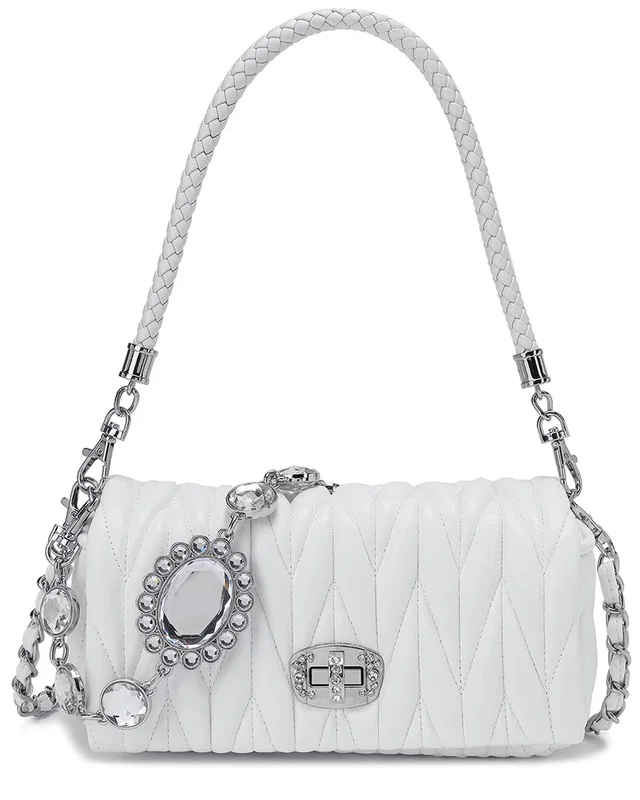 Tiffany & Fred Paris Pleated Leather Crossbody, image 1 of 1 from Rue La La