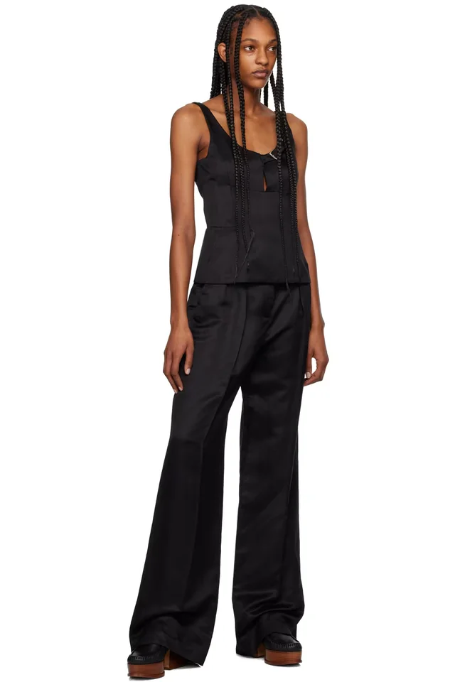 Gabriela Hearst Black Avalon Camisole, photo 4 of 4 from SSENSE