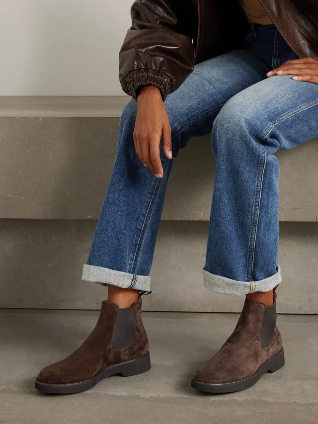 CHURCH'S Monmouth suede Chelsea boots in Brown, photo 2 of 2 from NET-A-PORTER (Canada)