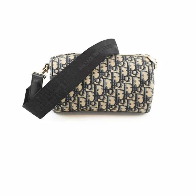 Dior Oblique Mini Roller Bag in Canvas from The Purse Affair