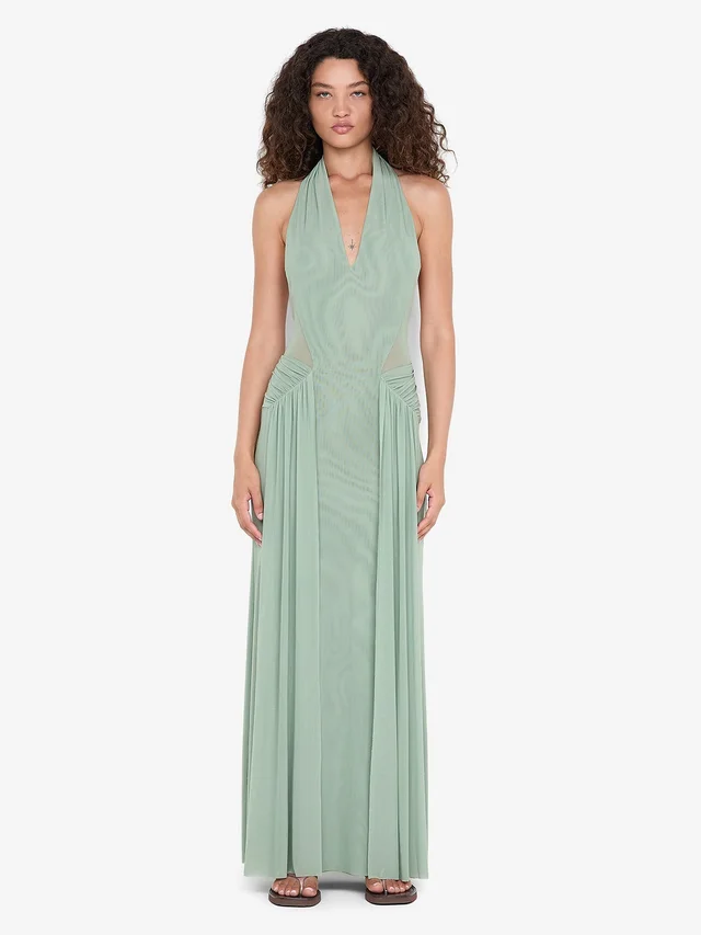 Bec&Bridge JUNIPER HALTER MAXI DRESS - PISTACHIO from BEC + BRIDGE, photo 1 of 1