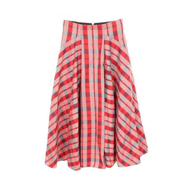 Skirt Check'n'dior Wool in Wool from The Reluxe