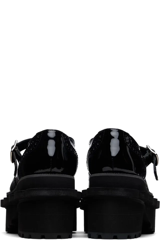 Tao Comme Des Garçons Black Platform Ballerina Flats, photo 2 of 2 from SSENSE