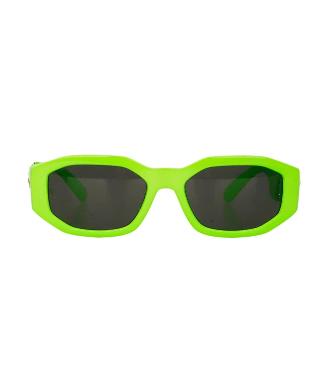 Versace Sunglasses Green in Green Leather from Luxury Promise