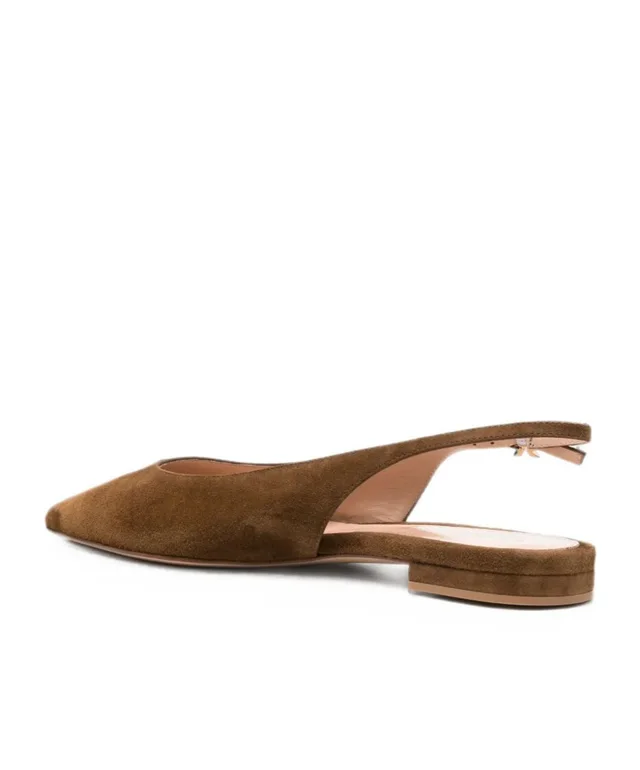 Gianvito Rossi slingback pointed-toe ballet flats, photo 3 of 4 from SENSER