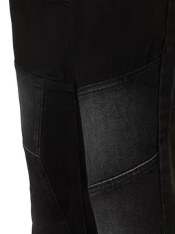 Jaded London Flare jeans with contrast details in 100% Cotton, photo 7 of 9 from LUISAVIAROMA